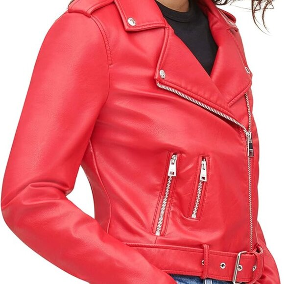 Red Leather Jacket - Picture 1 of 3